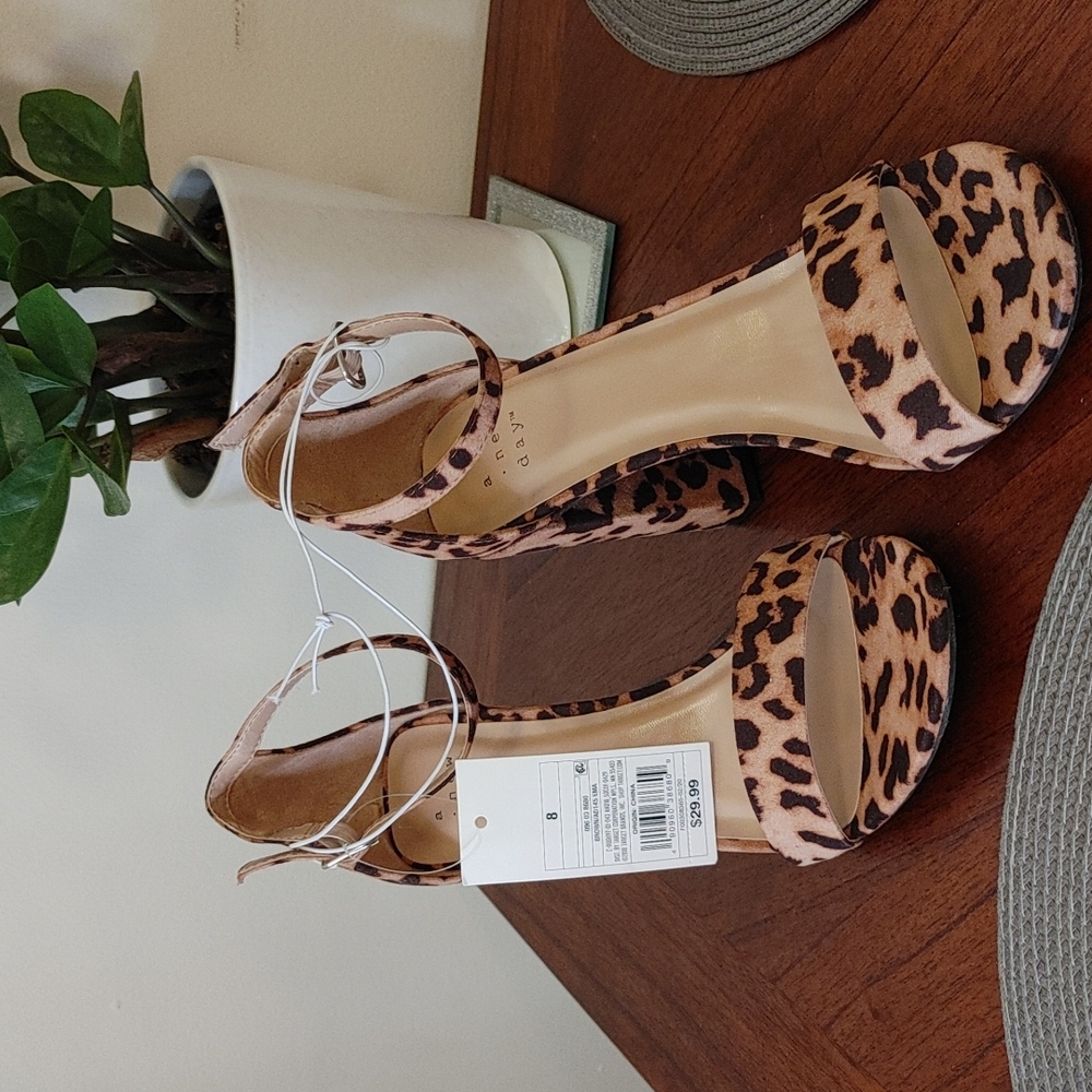 Women's animal print heels